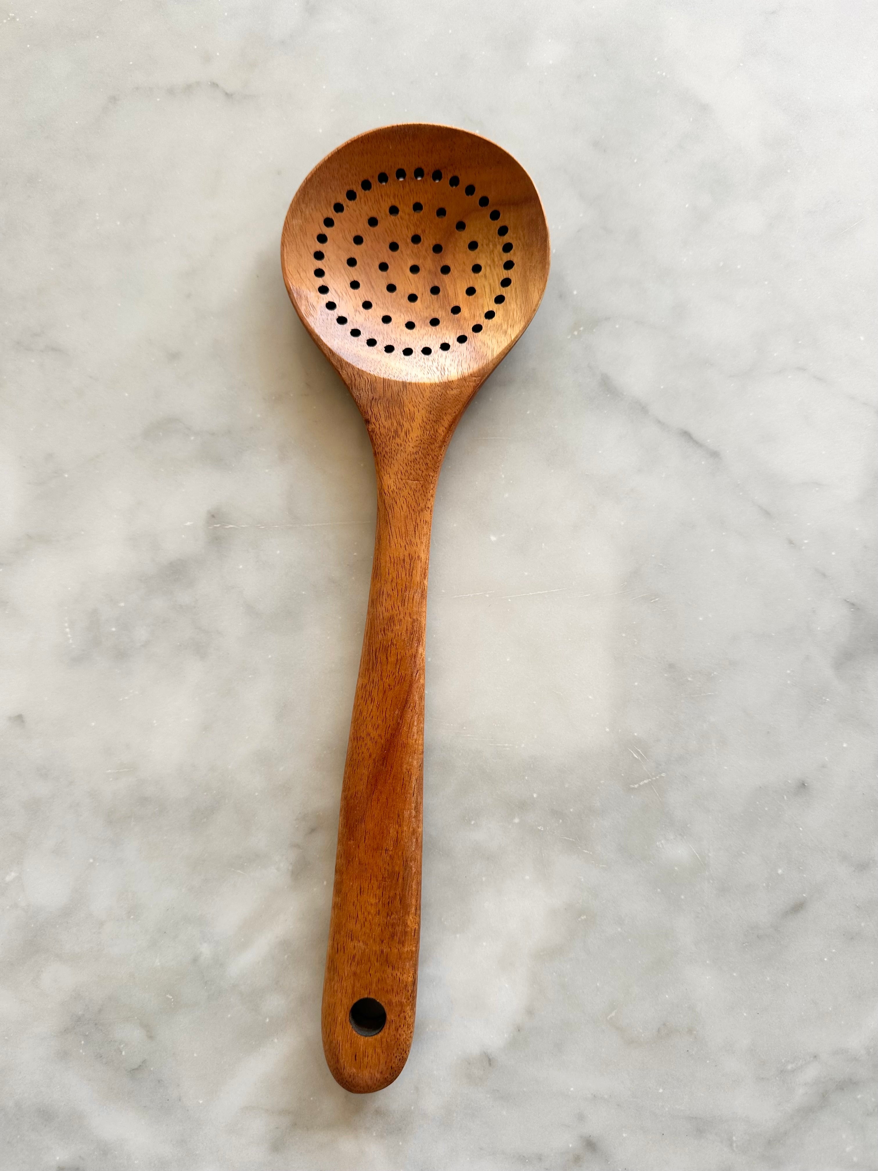 Nosara Teak Wood Kitchen Utensil Set – Natural Wooden Cooking Tools
