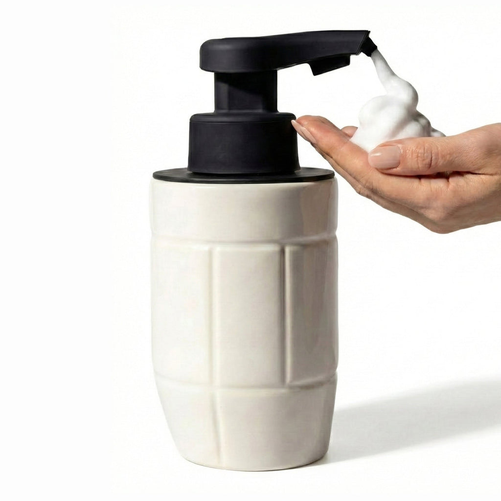 BosilunLife Eco-Brutalism Automatic Foaming Soap Dispenser Recycled Eco-Clay