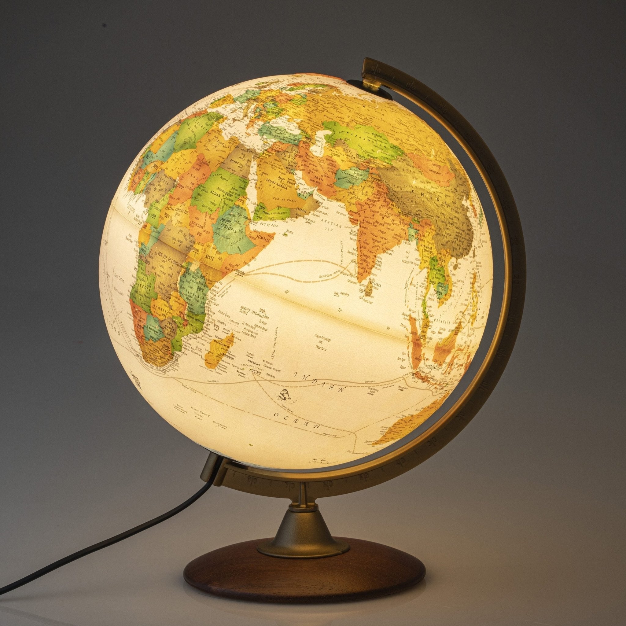 Colombo Raised Relief Globe