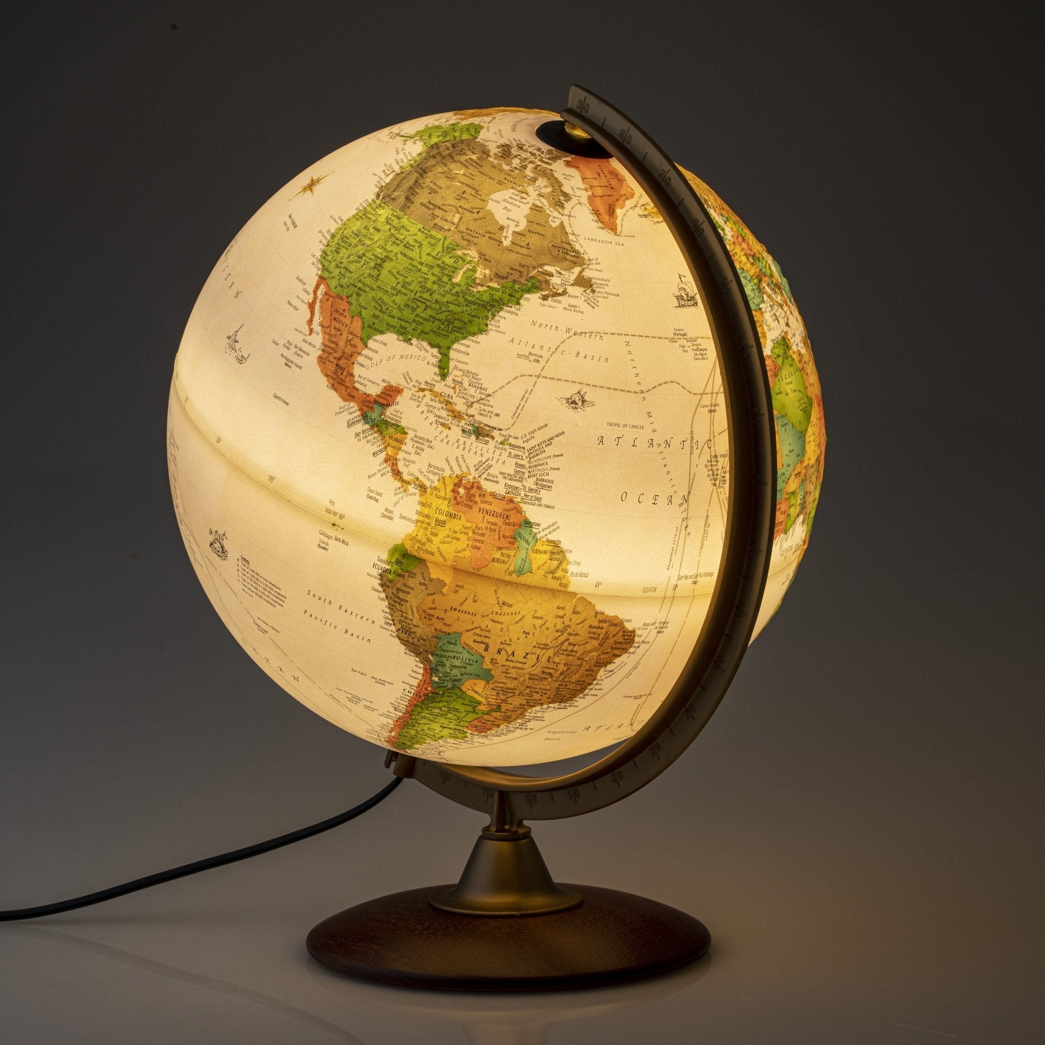 Colombo Raised Relief Globe