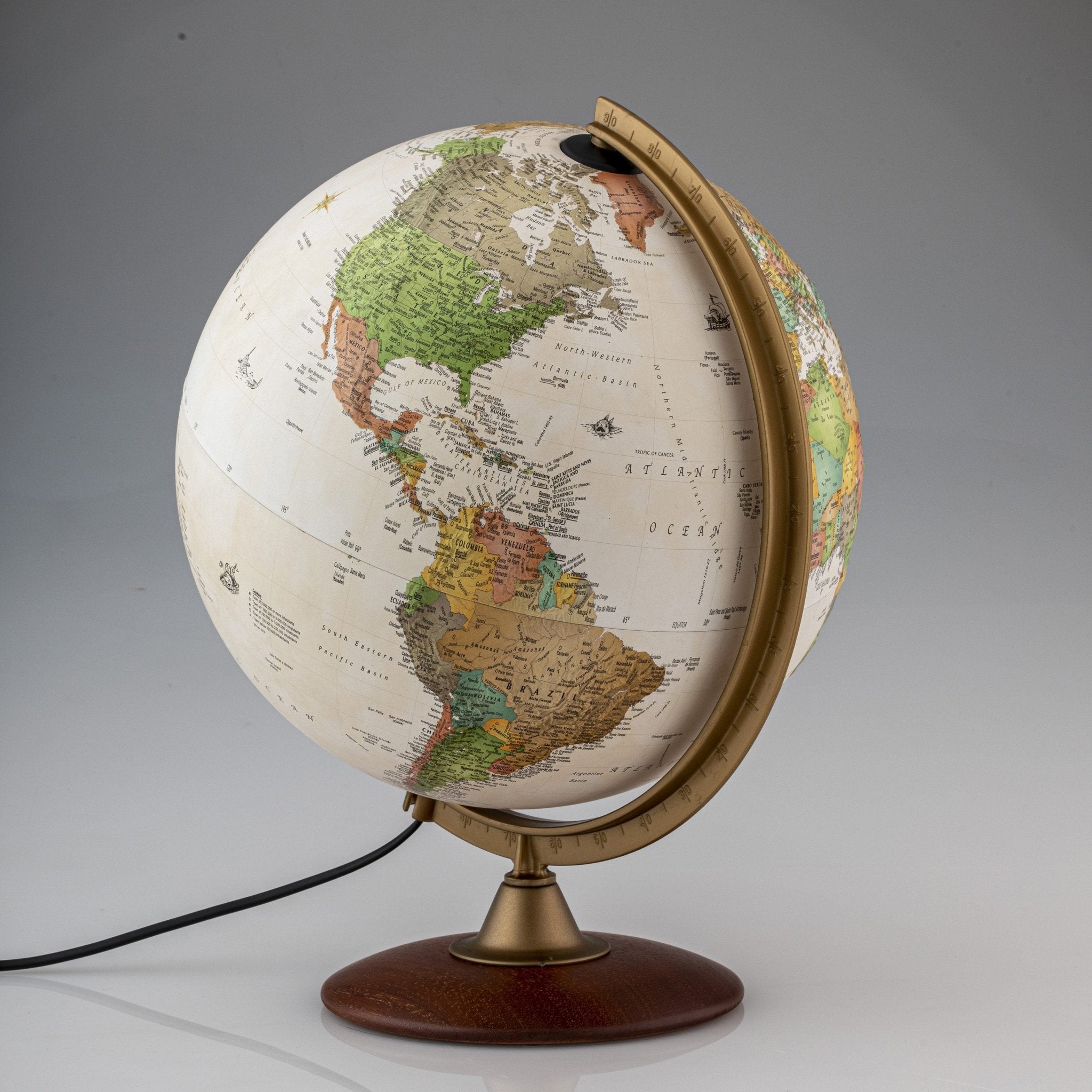 Colombo Raised Relief Globe
